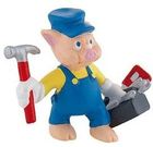 Bullyland, Disney, Trzy małe świnki, Praktyczna Świnka, figurka