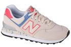 Buty sportowe damskie, beżowe, New Balance WL574CL2