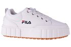 Buty sportowe damskie, białe, Fila Sandblast L Wmn