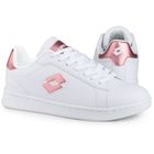 Buty sportowe damskie, białe, Lotto Dampolis GC
