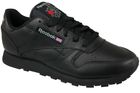Buty sportowe damskie, czarne, Reebok Classic Leather