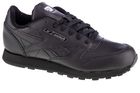 Buty sportowe dziecięce, czarne, Reebok Classic Leather Jr