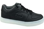 Buty sportowe dziecięce, czarne, świecące, Skechers Energy Lights