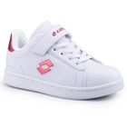 Buty sportowe dziewczęce, białe, Lotto Dampolis GC K