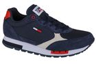 Buty sportowe męskie, granatowe, Tommy Hilfiger Jeans Retro Runner Mix