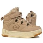 Buty zimowe dziecięce, ocieplane, beżowe, Lotto Jalana Fur K