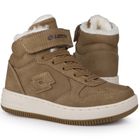 Buty zimowe dziecięce, ocieplane, brązowe, Lotto Paliot Fur K