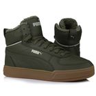 Buty zimowe męskie, ocieplane, zielone, Puma Caven Mid Winter