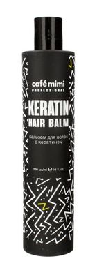 Cafe Mimi, Professional, balsam do włosów cienkich,łamliwych i zniszczonych, keratin, 300 ml