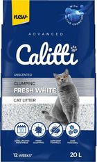 Calitti Fresh White - Żwirek Bentonitowy 20l