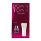 Calvin Klein, Downtown, zestaw upominkowy, woda perfumowana 90 ml + balsam do ciała, 200 ml