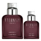 Calvin Klein, Eternity For Men Amber Essence, zestaw: perfumy spray, 100 ml + perfumy, spray, 30 ml