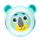 Canpol babies, Hello Little, melaminowa miseczka antypoślizgowa z uszami, zielona