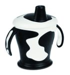 Canpol babies, Krówka, kubek niekapek z uchwytami, czarny, 250 ml