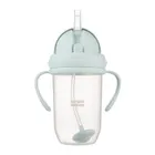 Canpol babies, kubek niekapek, z rurką i odważnikiem, zielony, 270 ml