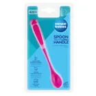Canpol babies, miękka łyżeczka z długim uchwytem, róż, 4m+