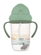 Canpol babies, Mountains, kubek niekapek z rurką i odważnikiem, zielony, 270 ml