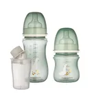 Canpol, Exotic, zestaw butelek Easy Start, antykolkowe, Goose, 240 ml + 120 ml