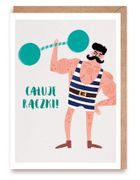 Cardie, kartka okolicznościowa A6, Całuję rączki