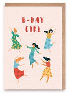Cardie, kartka okolicznościowa A6, urodzinowa, B-Day Girl