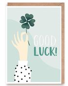 Cardie, kartka okolicznościowa, Powodzenia Good luck!