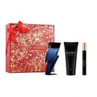 Carolina Herrera, Bad Boy, zestaw: woda toaletowa, spray, 50 ml + woda toaletowa, spray, 10 ml + żel pod prysznic, 100 ml