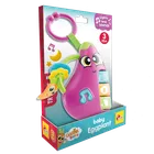 Carotina Baby, pianinko z grzechotką, Bakłażan