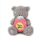 Carte Blanche, Greetings, Miś, maskotka z kwiatkiem, Thank you, 11 cm