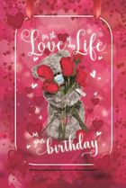 Carte Blanche, karnet holograficzny 3D, for the love of my life