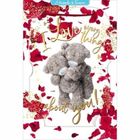 Carte Blanche, kartka holograficzna 3D, I love everything about...