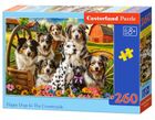 Castorland, Happy Dogs In The Countryside, puzzle, 260 elementów