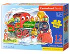 Castorland, Lokomotywa, puzzle maxi, 12 elementów