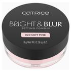 Catrice, Bright & Blur Setting Powder, puder utrwalający, 020 Soft Pink, 8g