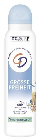 CD, pure dezodorant w sprayu, grosse freiheit, 150 ml