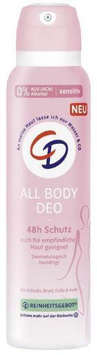 CD, Roll-on, dezodorant w sprayu 48h, all body, 150 ml