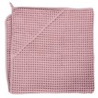 Ceba Baby, Waffle Line, ręcznik dla niemowlaka, Silver Pink, 100-100 cm