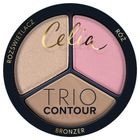 Celia, Trio Contour, zestaw do konturowania twarzy w pudrze, nr 01
