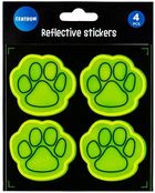 Centrum, zestaw naklejek odblaskowych, łapka