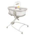 Chicco, Baby Hug Armonia, 4w1: łóżeczko, leżaczek i krzesełko do karmienia, motherpearl