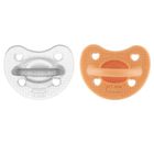 Chicco, Physioforma, Soft Luxe, smoczek uspokajający, pomarańczowy, 6-16 m, 2 szt.