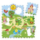 Chicco, Zamek, miękkie puzzle, 9 elementów