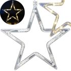 Christmas Decoration, dekoracja świetlna na okno LED, gwiazda, 10 LED