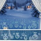 Christmas Decoration, naklejka na okno, 64-15 cm