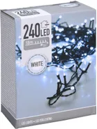 Christmas Gifts, lampki choinkowe, łańcuch świetlny, 240 LED, zimny biały