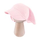 Chustka na głowę dziewczęca, muślinowa, jasnoróżowa, Eevi