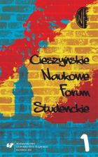 Cieszyńskie Naukowe Forum Studenckie. Tom 1