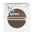 Claresa, Brow Flow, puszysta pomada do brwi, 02 Medium Brown, 3,5g