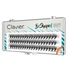 Clavier, BeShaped, jedwabne kępki rzęs skręt B 10D, 14 mm