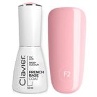 Clavier, Luxury French Base, kolorowa baza hybrydowa, F2 Cotton Candy, 10 ml