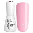 Clavier, Luxury French Base, kolorowa baza hybrydowa, F6 Marshmallow, 10 ml